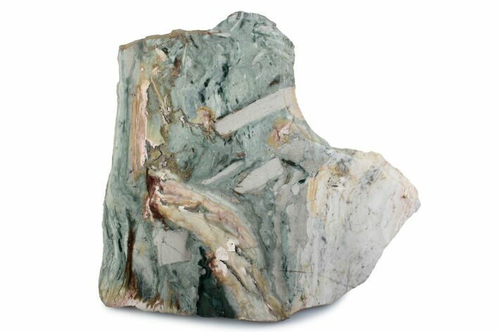 Gary Green Jasper (Larsonite) Bog Wood Slab - Oregon #377895